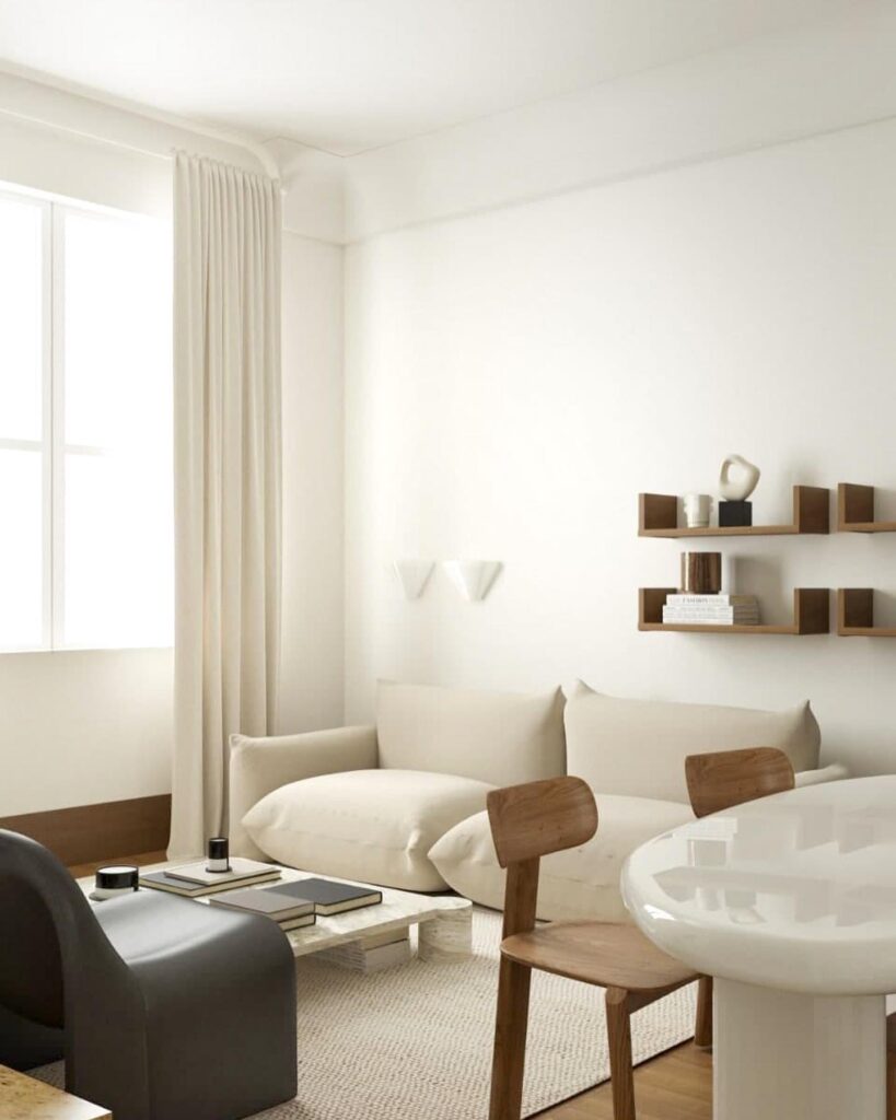 Cozy And Minimalist Living Room Design By Sivak+Partners