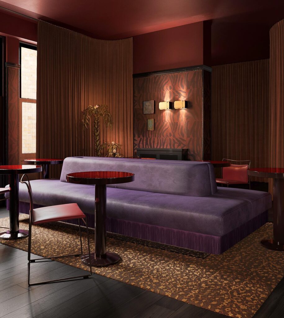 Cozy and Sophisticated Lounge Design by Sivak+Partners
