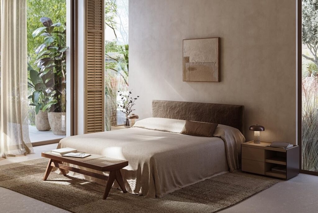 A Cozy and Serene Bedroom Interior Designed by Sivak+Partners