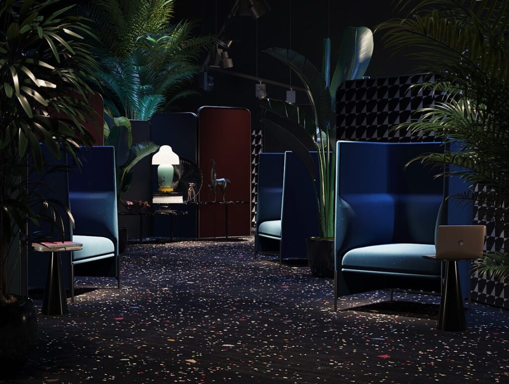 Dark And Moody Interior Design With Tropical Elements