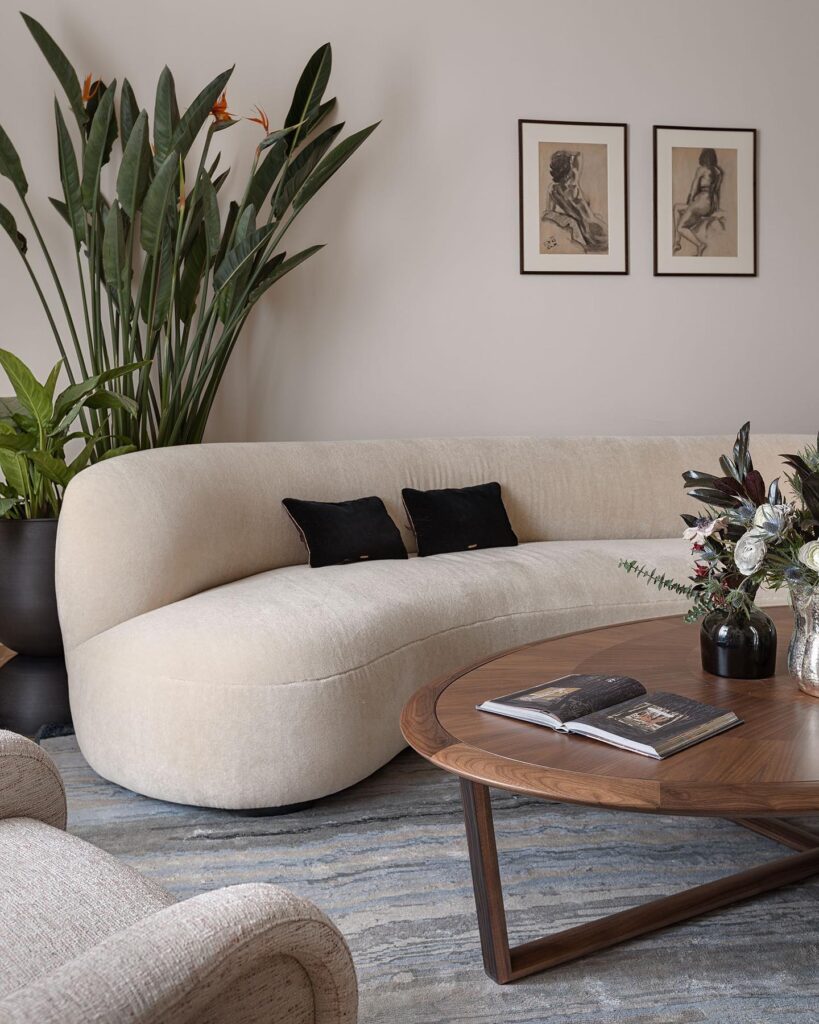 Elegant Living Room Interior Design by Sivak+Partners