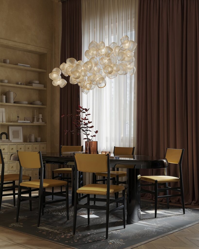 Luxurious Dining Room Designed By Sivak+Partners