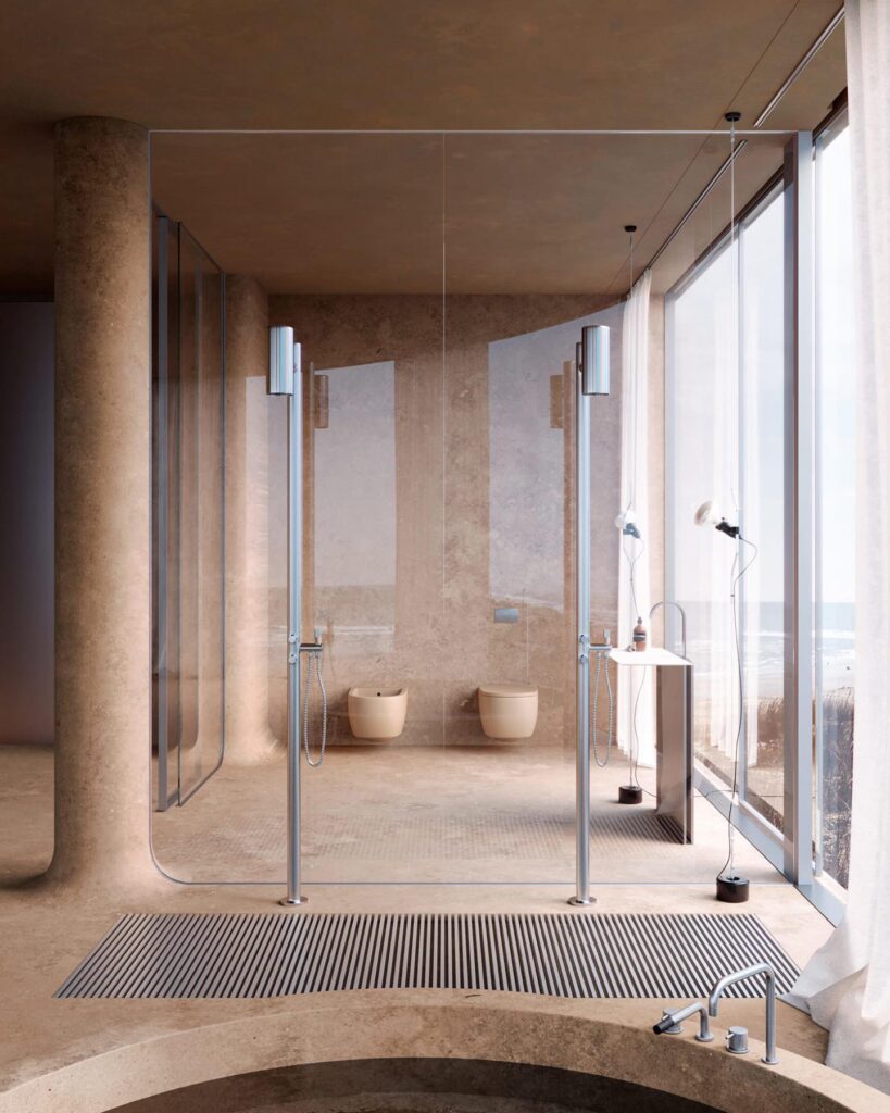 Minimalist Bathroom Designed by Sivak+Partners