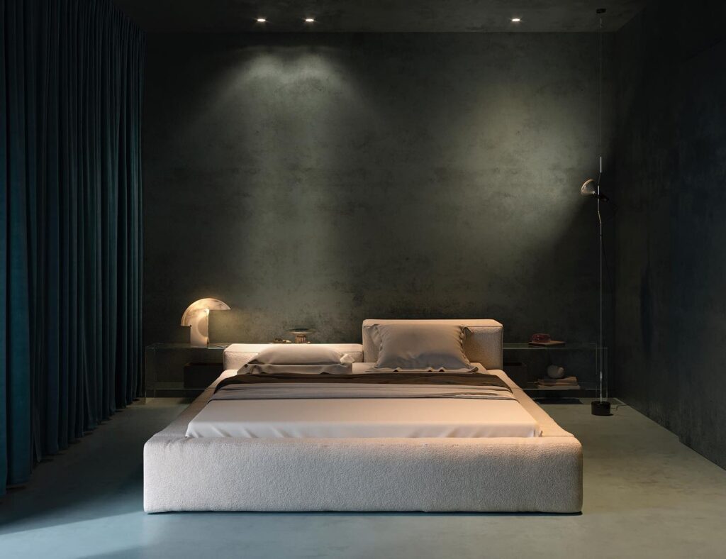A Minimalist Bedroom Design by Sivak+Partners