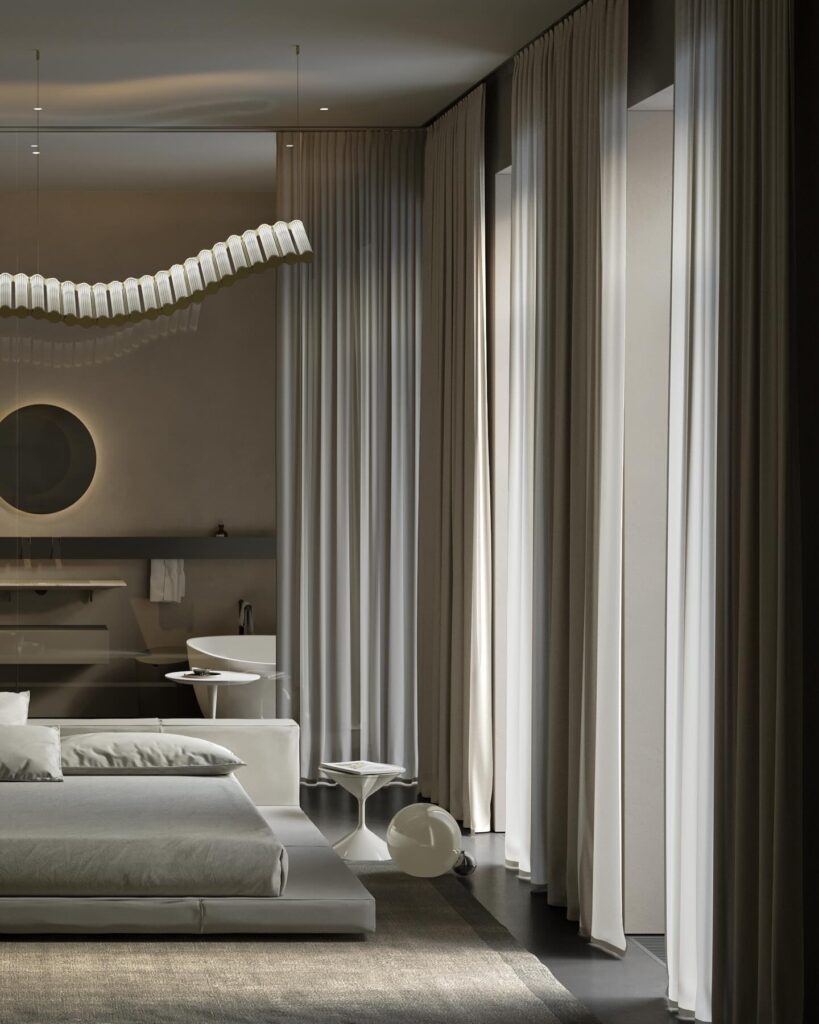 A Minimalist Bedroom Design By Sivak+Partners