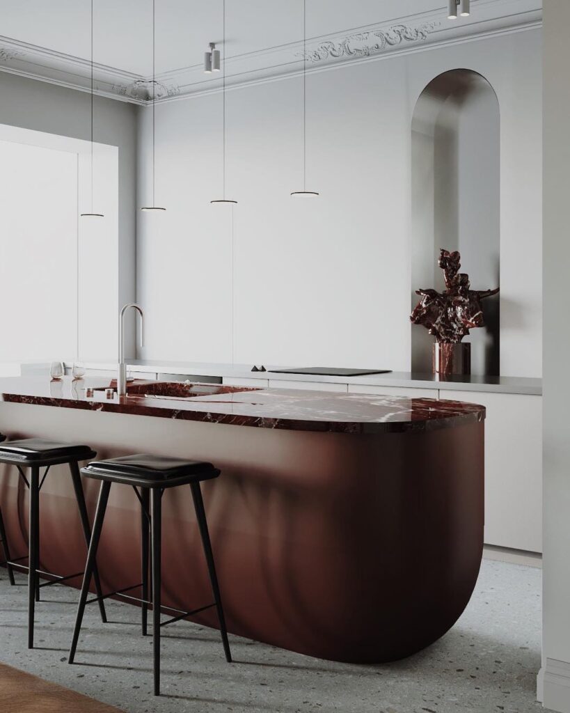 Sleek And Sophisticated Kitchen Interior Designed By Sivak+Partners