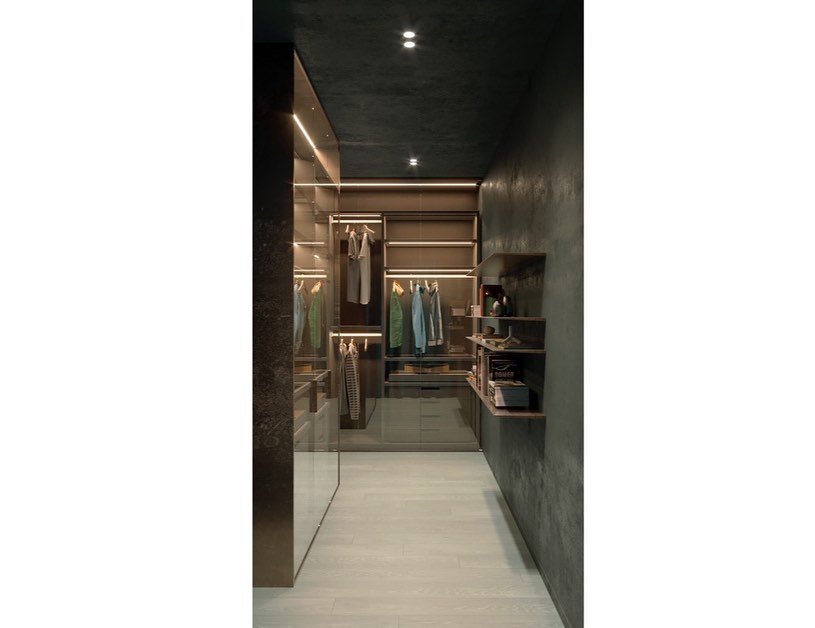 A Sleek and Sophisticated Walk-in Closet Design by Sivak+Partners