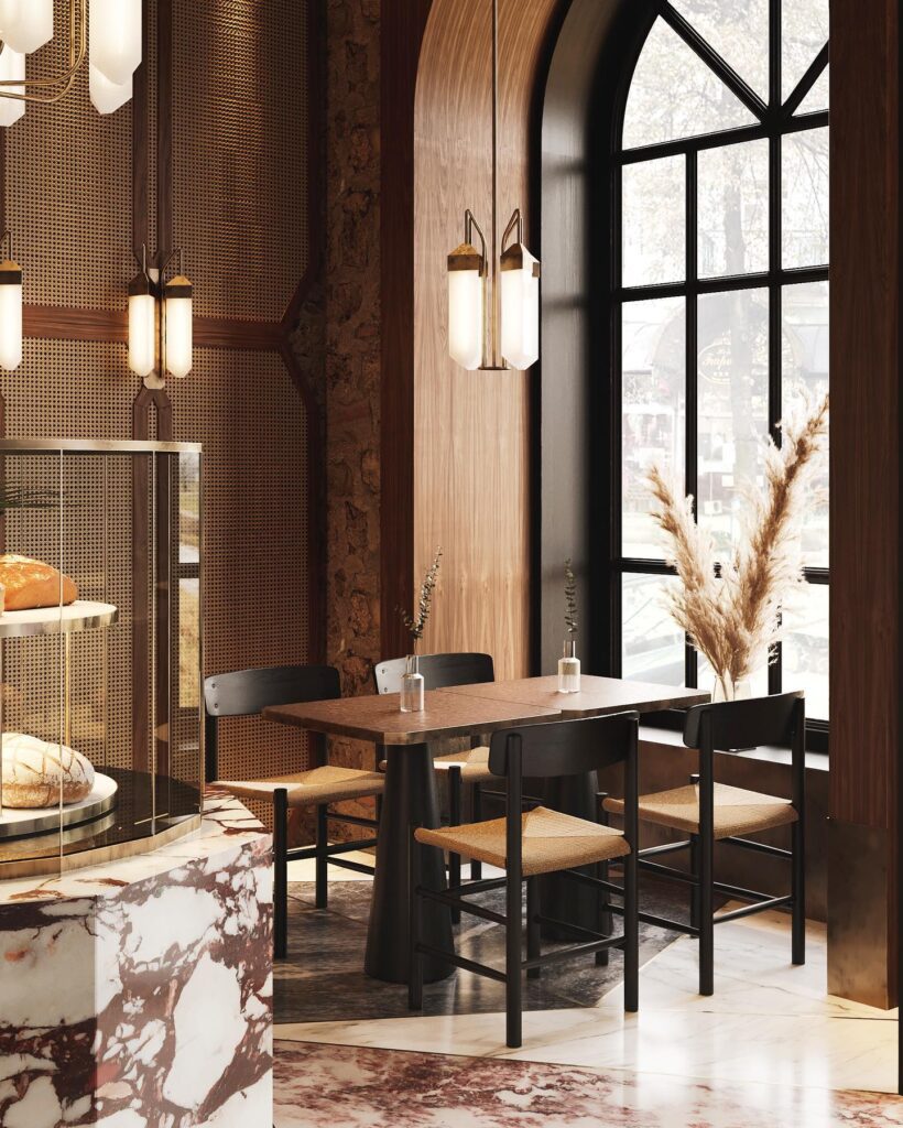 A Cozy Dining Area Designed by Sivak+Partners