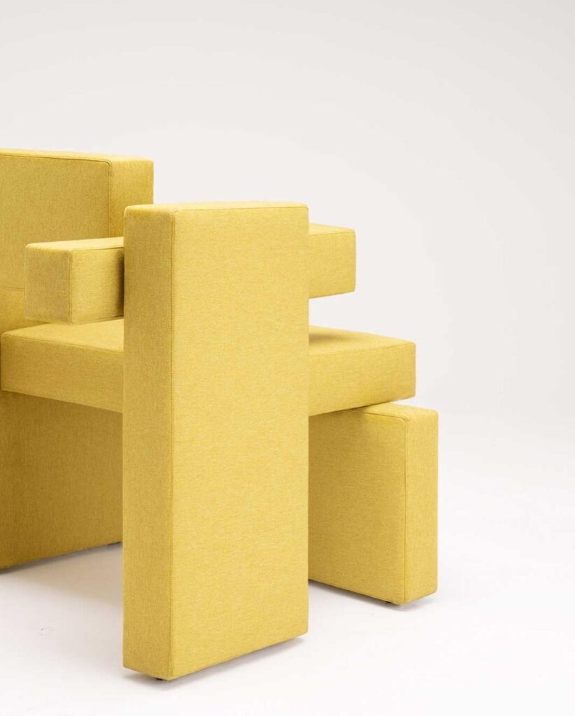 Geometric Yellow Furniture Pieces