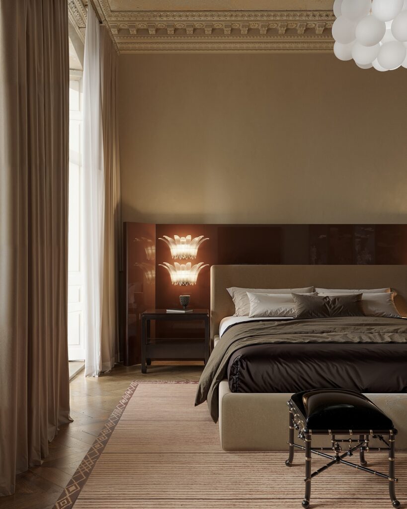Luxurious Bedroom Interior Designed by Sivak+Partners