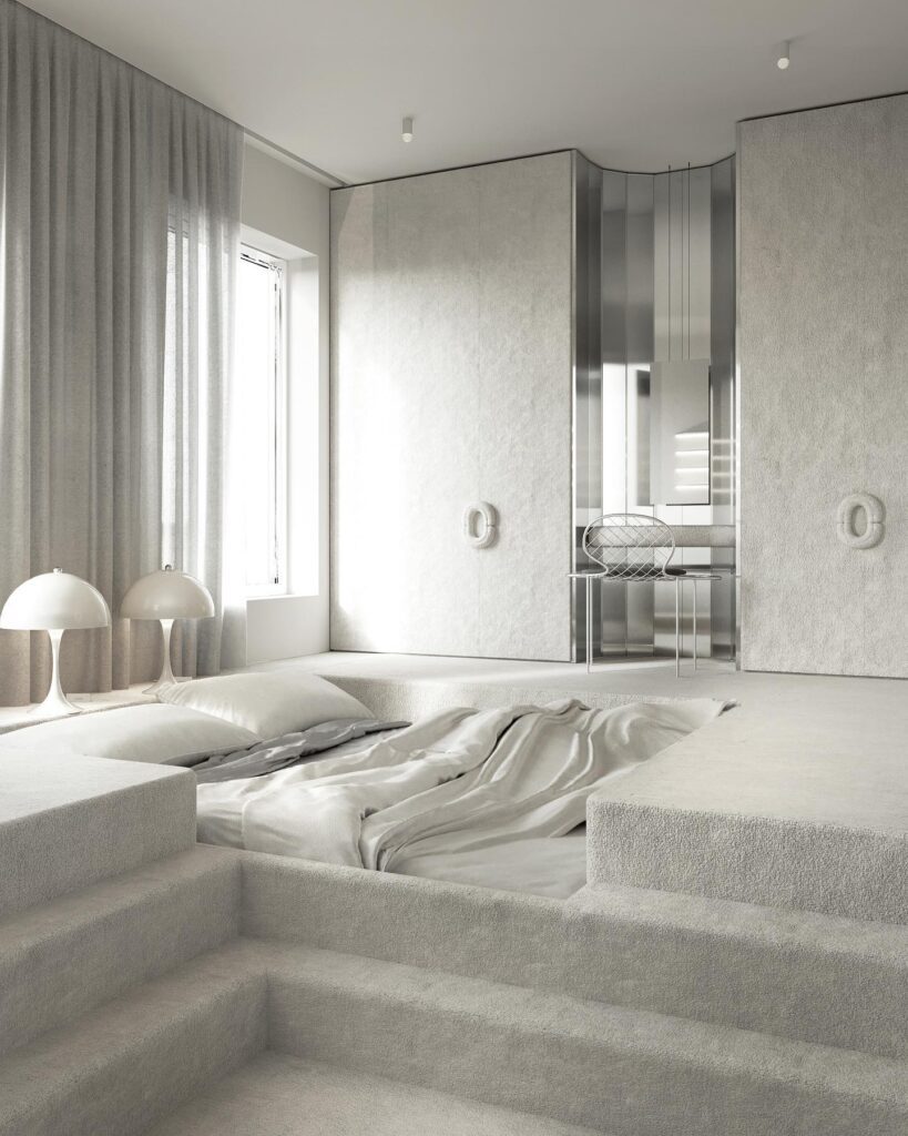 Minimalist Bedroom Design by Sivak+Partners