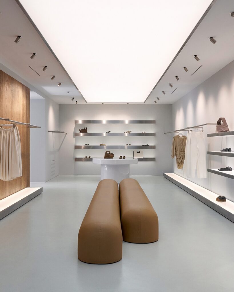 Minimalist Interior Design of a Retail Store