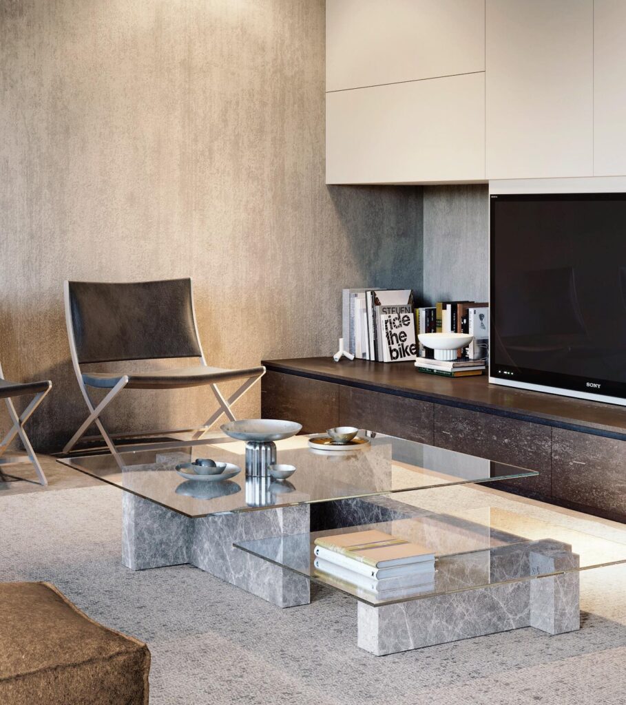 Minimalist Living Room Design by Sivak+Partners