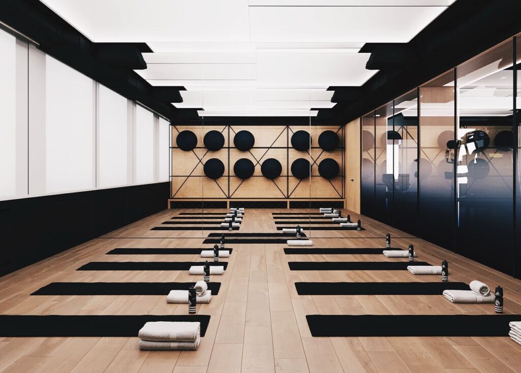 A Minimalist Yoga Studio Design