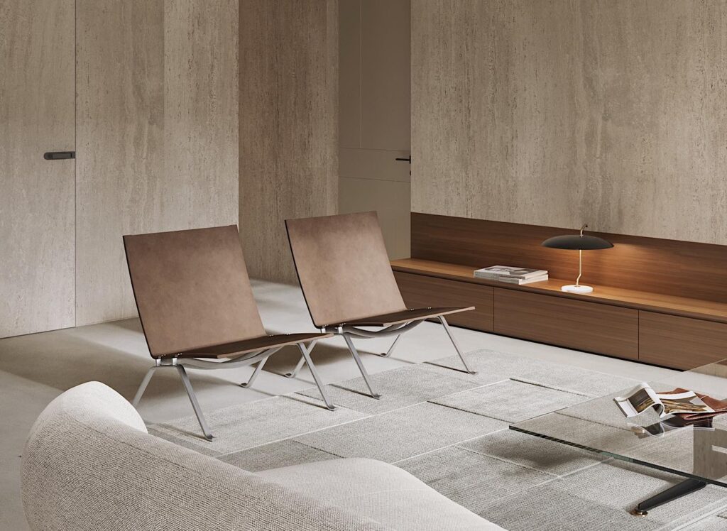 Modern Interior with Minimalist Furniture and Decor