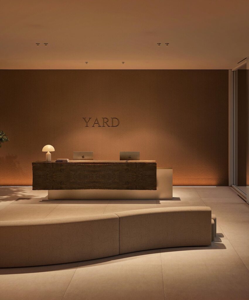 A Modern Interior Design with Warm Lighting