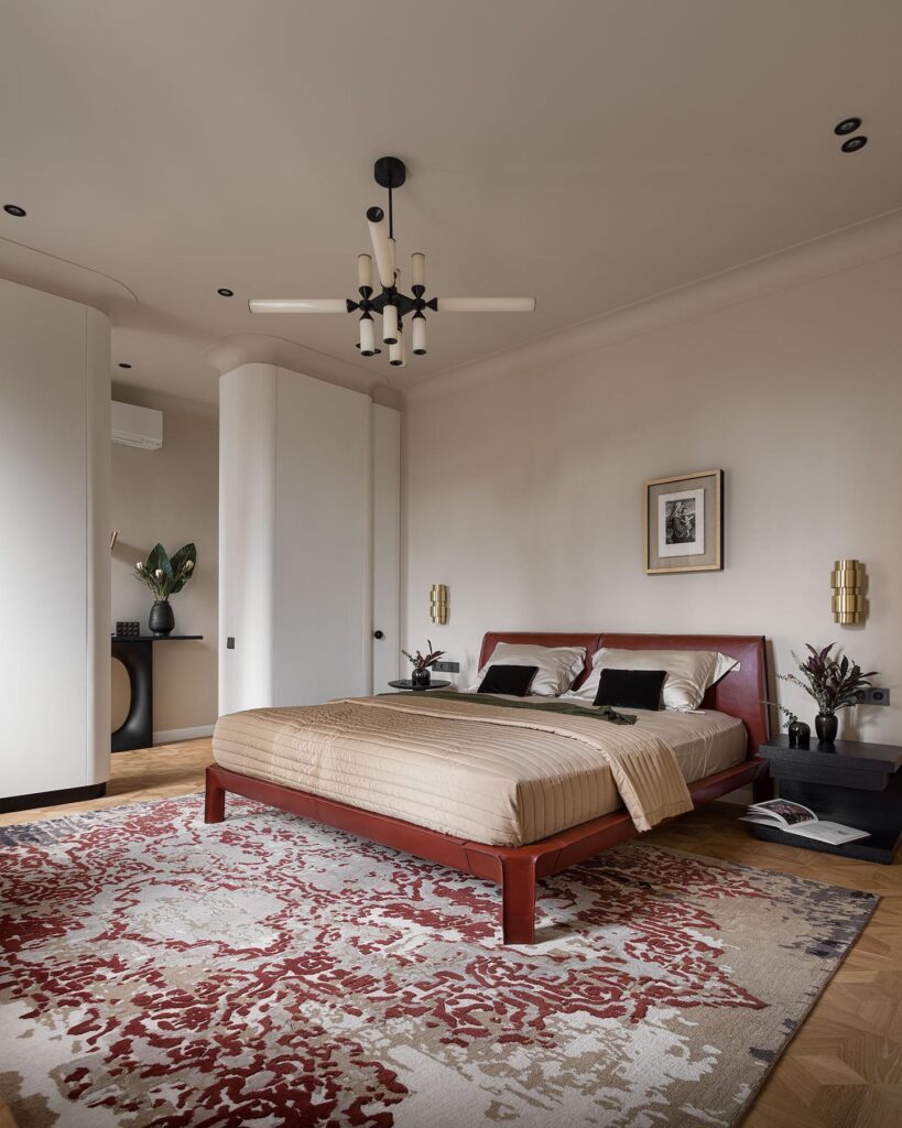 Spacious and Elegant Bedroom Interior