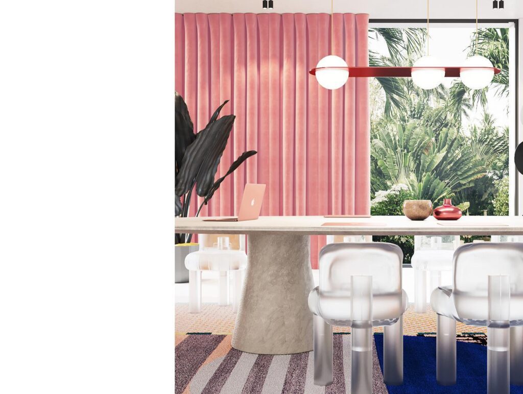 Tropical-Inspired Modern Interior Design